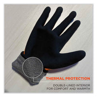 Proflex 7551-case Ansi A5 Coated Waterproof Cr Gloves, Orange, 2x-large, 144 Pairs/carton, Ships In 1-3 Business Days