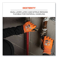 Proflex 7551-case Ansi A5 Coated Waterproof Cr Gloves, Orange, 2x-large, 144 Pairs/carton, Ships In 1-3 Business Days
