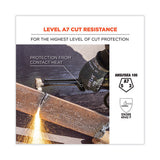 Proflex 7070 Ansi A7 Nitrile Coated Cr Gloves, Green, Large, 12 Pairs/pack, Ships In 1-3 Business Days