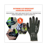 Proflex 7070 Ansi A7 Nitrile Coated Cr Gloves, Green, Large, 12 Pairs/pack, Ships In 1-3 Business Days