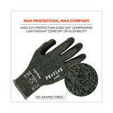 Proflex 7070 Ansi A7 Nitrile Coated Cr Gloves, Green, Large, 12 Pairs/pack, Ships In 1-3 Business Days