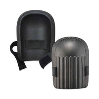 Proflex 200 Light Duty Knee Pads, Short Cap, Buckle Closure, One Size Fits Most, Black, Pair, Ships In 1-3 Business Days
