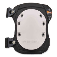Proflex 315 Abrasion-resistant Knee Pads, Long Textured White Hard Cap, Buckle Closure, Pair, Ships In 1-3 Business Days