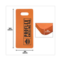 Proflex 375 Small Foam Kneeling Pad, 1", Small, Orange, Ships In 1-3 Business Days