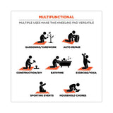 Proflex 375 Small Foam Kneeling Pad, 1", Small, Orange, Ships In 1-3 Business Days