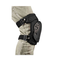 Proflex 435 Hinged Gel Knee Pad With Buckles, Hard Cap, Buckle Closure, One Size, Black, Pair, Ships In 1-3 Business Days