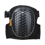 Proflex 367 Lightweight Gel Knee Pads, Round Cap, Hook And Loop Closure, One Size, Black, Pair, Ships In 1-3 Business Days