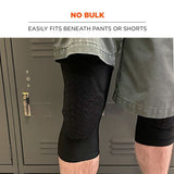 Proflex 525 Lightweight Padded Knee Sleeves, Slip-on, Medium/large, Black, Pair, Ships In 1-3 Business Days
