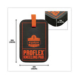 Proflex 365 Mini Foam Kneeling Pad, Carabiner, 1", Mini, Black, Ships In 1-3 Business Days