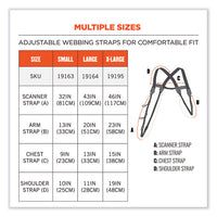 Squids 3132 Barcode Scanner Lanyard Harness, Small: 13" Arm Strap, 32" Lanyard Strap, Hi-vis Lime, Ships In 1-3 Business Days