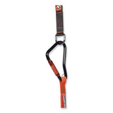 Squids 3148 Tool Lanyard W/xl Carabiner+threaded Loop, 80 Lb Max Work Capacity, 76", Orange/black, Ships In 1-3 Business Days