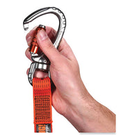 Squids 3149 Tool Lanyard With Xl + Swivel Carabiners, 80 Lb Max Work Capacity, 76", Orange/black, Ships In 1-3 Business Days