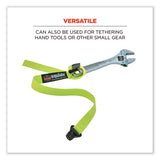 Squids 3155 Elastic Lanyard With Clamp, 2 Lb Max Working Capacity, 18" To 48" Long, Lime, Ships In 1-3 Business Days