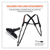 Squids 3132 Barcode Scanner Lanyard Harness, Large: 20" Arm Strap, 43" Long Lanyard Strap, Black, Ships In 1-3 Business Days