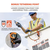 Squids 3178 Locking Aerial Bucket Hook, Tethering Pt, 8.27 X 6.69 X 2.17, Black/orange, Supports 40 Lbs,ships In 1-3 Bus Days