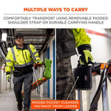 Arsenal 5300 Ladder Shoulder Lifting Strap/carrying Handle, Supports 100 Lb, 2 X 9 X 11, Black/silver, Ships In 1-3 Bus Days