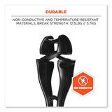 Squids 3420 Dual Clip Swivel Glove Clip Holder, 1 X 0.6 X 5.5, Acetal Copolymer, Black, 100/pack, Ships In 1-3 Business Days