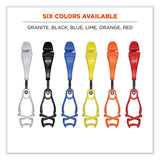 Squids 3420 Dual Clip Swivel Glove Clip Holder, 1 X 0.6 X 5.5, Acetal Copolymer, Black, 100/pack, Ships In 1-3 Business Days