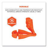 Squids 3400 Glove Clip Holder With Dual Clips, 1 X 1 X 6.5, Acetal Copolymer. Orange, 100/pack, Ships In 1-3 Business Days