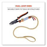 Squids 3120 Burn+cr Aramid Tool Lanyard W/loop Ends, 10 Lb Max Work Capacity, 38" To 48", Yellow, Ships In 1-3 Business Days