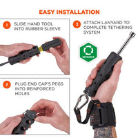 Squids 3745 Tool Grip And Tether Attachment Point, 1 Lb Max Working Capacity, 5.5" Long, Black, 2/pack, Ships In 1-3 Bus Days
