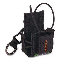 Squids 3772 Radio Holster Trap, Large, 1.5 X 2 X 5, Polyester, Black