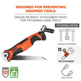 Squids 3785 Split Ring Tool Attachment, 2 Lb Max Working Capacity, 1.5" Dia, Silver, 10/pack, Ships In 1-3 Business Days