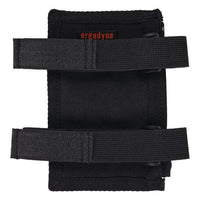 Squids 3387 Dual Band Arm Id/badge Holder W/zipper, Vertical, Black 3.75 X 5.75 For 2.75 X 4.75 Insert, Ships In 1-3 Bus Days