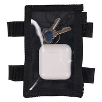 Squids 3387 Dual Band Arm Id/badge Holder W/zipper, Vertical, Black 3.75 X 5.75 For 2.75 X 4.75 Insert, Ships In 1-3 Bus Days