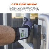 Squids 3388 Wrist Id/badge Holder, Vertical, Black 3.5 X 5.5 Holder, 2.75 X 3.75 Insert, Ships In 1-3 Business Days