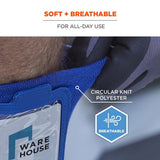 Squids 3388 Wrist Id/badge Holder, Vertical, Blue 3.5 X 5.5 Holder, 2.75 X 3.75 Insert, Ships In 1-3 Business Days