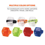 Squids 3386 Arm Band Id/badge Holder, Vertical, Lime 3.75 X 4.25 Holder, 2.5 X 4 Insert, 10/pack, Ships In 1-3 Business Days