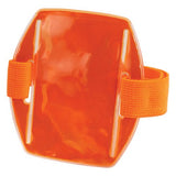 Squids 3386 Arm Band Id/badge Holder, Vertical, Orange 3.75 X 4.25 Holder, 2.5 X 4 Insert, 10/pk, Ships In 1-3 Business Days