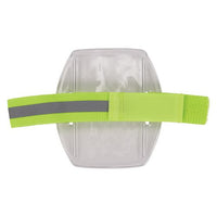 Squids 3386 Arm Band Id/badge Holder, Vertical, Hi-vis Lime 3.75 X 4.25 For 2.5 X 4 Insert, 10/pack, Ships In 1-3 Bus Days
