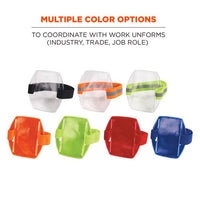 Squids 3386 Arm Band Id/badge Holder, Vertical, Hi-vis Orange 3.75 X 4.25 For 2.5 X 4 Insert, 10/pack, Ships In 1-3 Bus Days