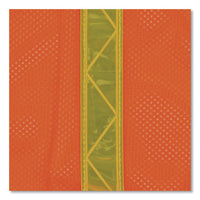 8040hl Non-certified Hi-gloss Vest, Polyester, One Size Fits Most, Orange