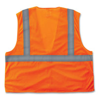 Glowear 8205z Class 2 Super Economy Mesh Vest, Polyester, Orange, Small/medium, Ships In 1-3 Business Days