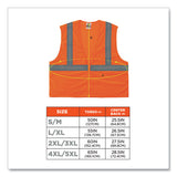 Glowear 8205z Class 2 Super Economy Mesh Vest, Polyester, Orange, 4x-large/5x-large, Ships In 1-3 Business Days