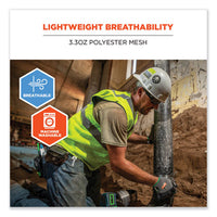Glowear 8210hl Class 2 Economy Mesh Hook And Loop Vest, Polyester, Small/medium, Lime, Ships In 1-3 Business Days