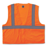 Glowear 8210z Class 2 Economy Mesh Vest, Polyester, Orange, Small/medium, Ships In 1-3 Business Days