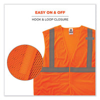 Glowear 8215ba Class 2 Economy Breakaway Mesh Vest, Polyester, X-small, Orange, Ships In 1-3 Business Days