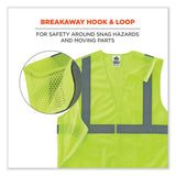 Glowear 8215ba Class 2 Economy Breakaway Mesh Vest, Polyester, X-small, Lime, Ships In 1-3 Business Days