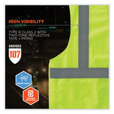 Glowear 8215ba Class 2 Economy Breakaway Mesh Vest, Polyester, X-small, Lime, Ships In 1-3 Business Days