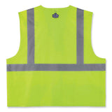 Glowear 8220hl Class 2 Standard Mesh Hook And Loop Vest, Polyester, Small/medium, Lime, Ships In 1-3 Business Days