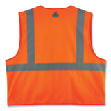 Glowear 8225z Class 2 Standard Solid Vest, Polyester, Orange, Large/-large, Ships In 1-3 Business Days