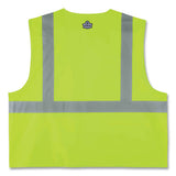 Glowear 8225z Class 2 Standard Solid Vest, Polyester, Lime, 4x-large/5x-large, Ships In 1-3 Business Days