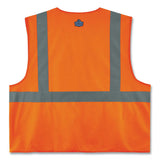 Glowear 8225hl Class 2 Standard Solid Hook And Loop Vest, Polyester, Orange, 2x-large/3x-large, Ships In 1-3 Business Days