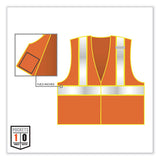 Glowear 8230z Class 2 Two-tone Mesh Zipper Vest, Polyester, Large/x-large, Orange, Ships In 1-3 Business Days