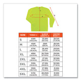 Glowear 8091 Non-certified Hi-vis Long Sleeve Shirt, 3x-large, Lime