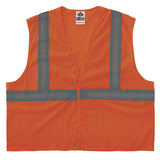 Glowear 8205hl-eco Class 2 Recycled Hi-vis Vest, Mesh, Polyester, Large/x-large, Orange